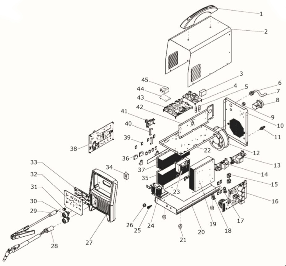 SMPS TIG Welder Schematic