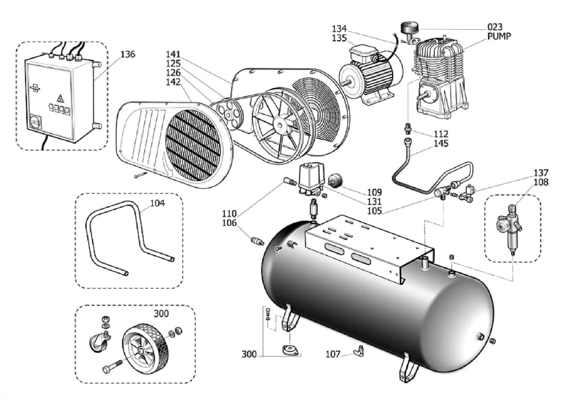 SIP 06587 TN10/270 Compressor Receiver Diagram