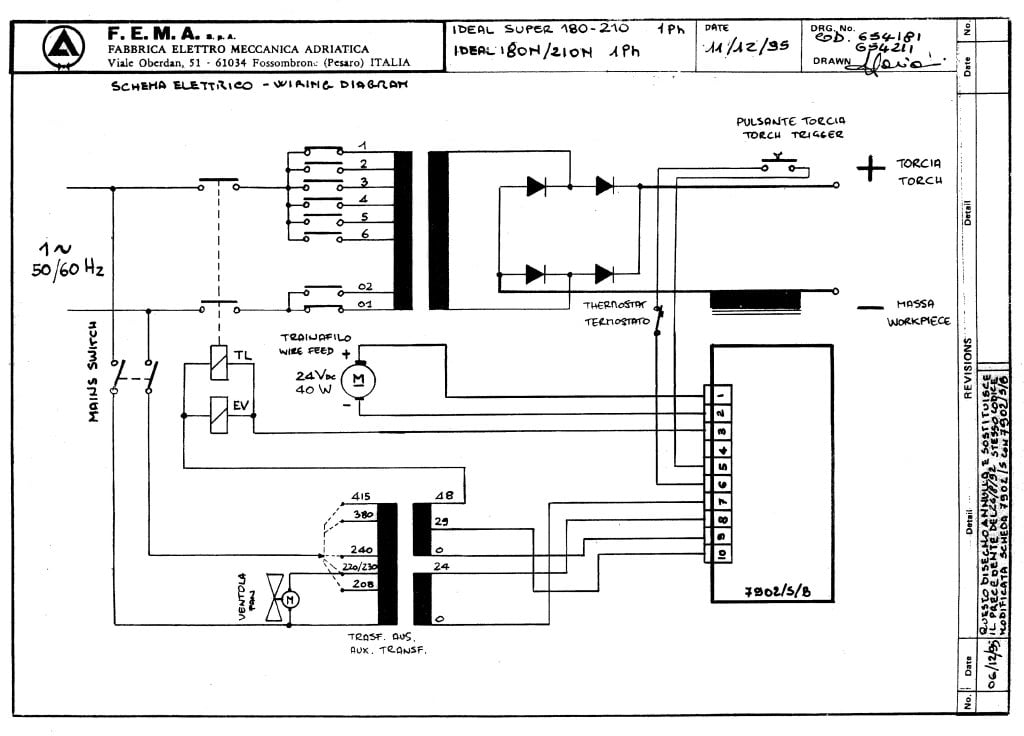 SIP 02611 Ideal 240S 240V Circuit Diagram free automotive wiring schematics 